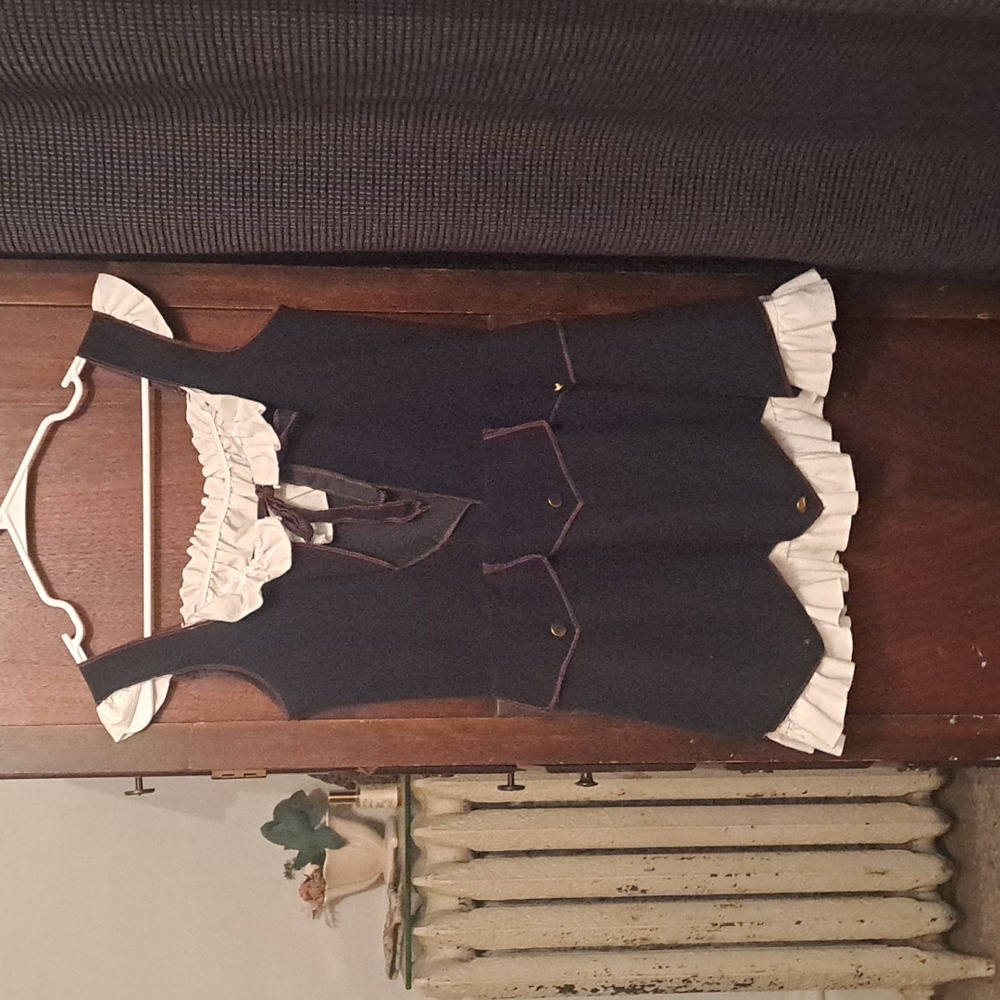 Saum Accessories Inc. Woman's Size M/L Black And White Costume/Dress - Picture 4 of 8